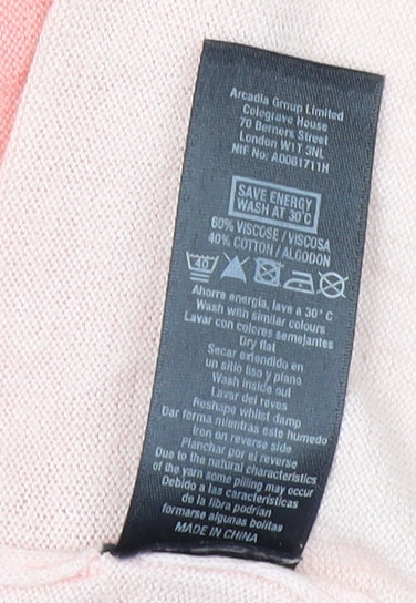 Womens UK Size 10 Miss Selfridge Multicoloured Cardigan Jumper