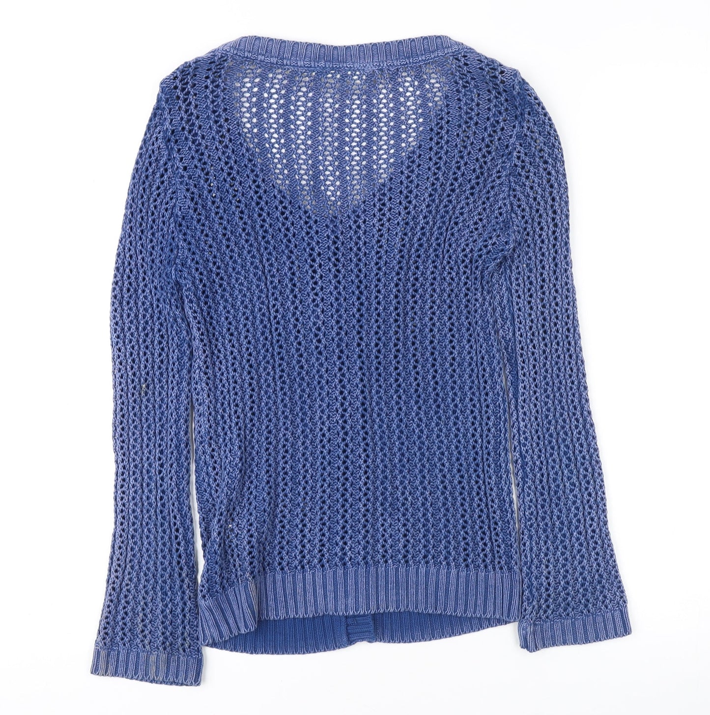 Womens UK Size 8 H&M Blue Cardigan Jumper