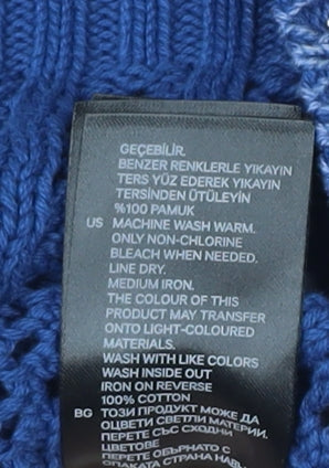 Womens UK Size 8 H&M Blue Cardigan Jumper