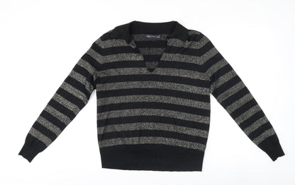 Womens UK Size M Marks and Spencer Black Pullover Jumper
