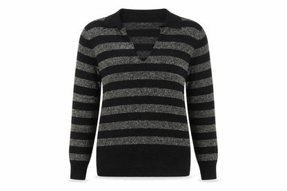 Womens UK Size M Marks and Spencer Black Pullover Jumper