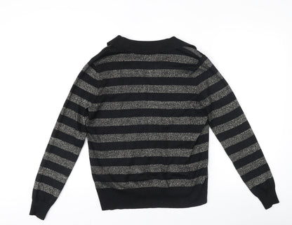 Womens UK Size M Marks and Spencer Black Pullover Jumper