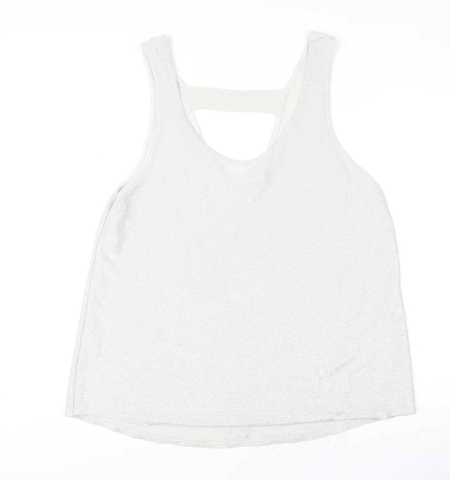 Womens UK Size 20 NEXT Silver  Tank