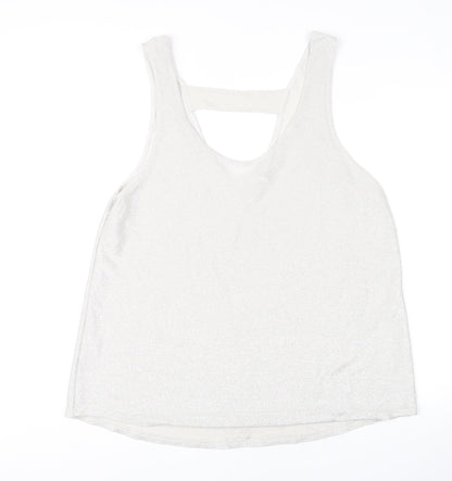 Womens UK Size 20 NEXT Silver  Tank