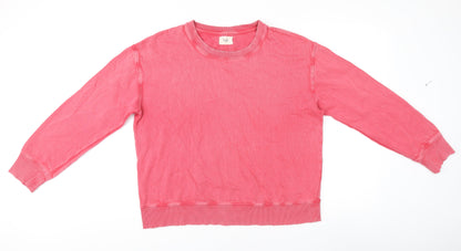 Hush Women's Pink Crew Neck Pullover Jumper Size M