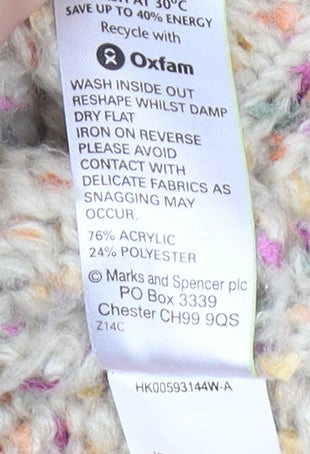 Womens UK Size 12 Marks and Spencer Multicoloured Pullover Jumper