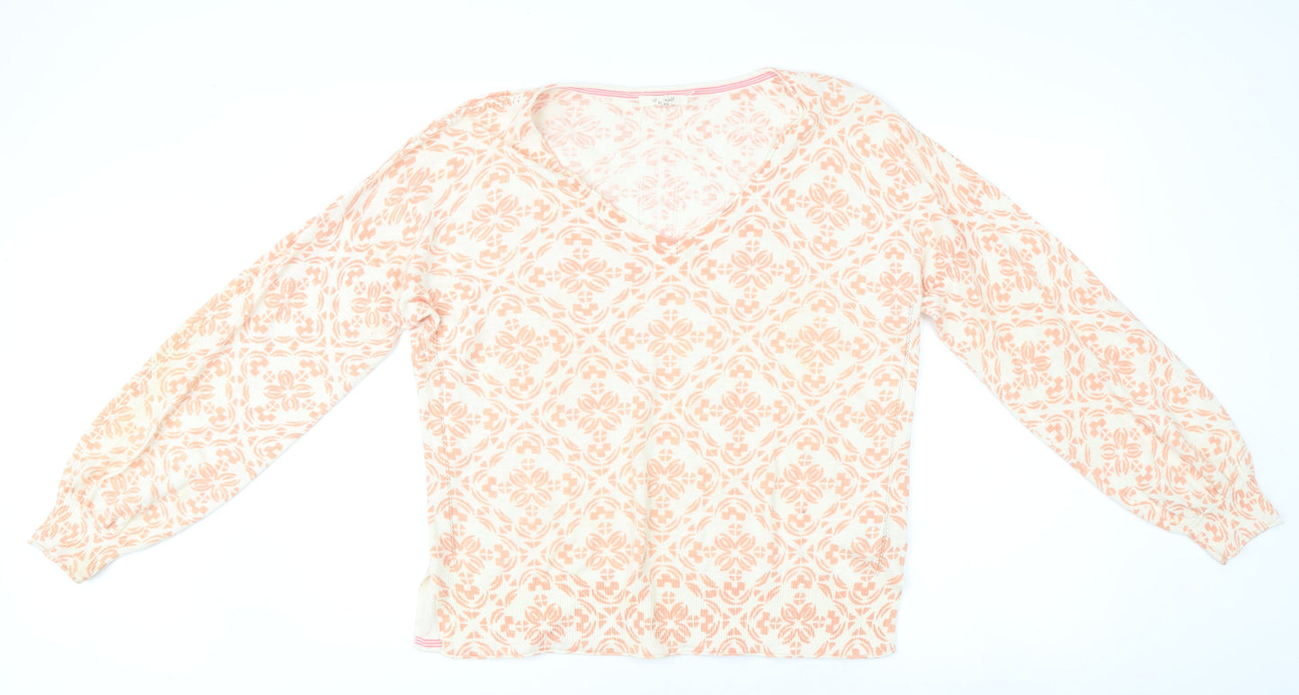 Womens UK Size 16 White Stuff Pink Pullover Jumper