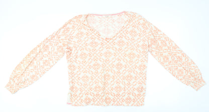 Womens UK Size 16 White Stuff Pink Pullover Jumper