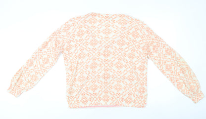 Womens UK Size 16 White Stuff Pink Pullover Jumper