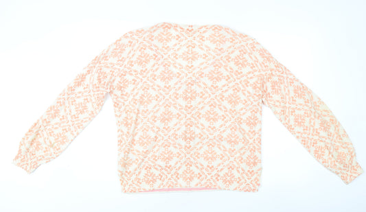 Womens UK Size 16 White Stuff Pink Pullover Jumper