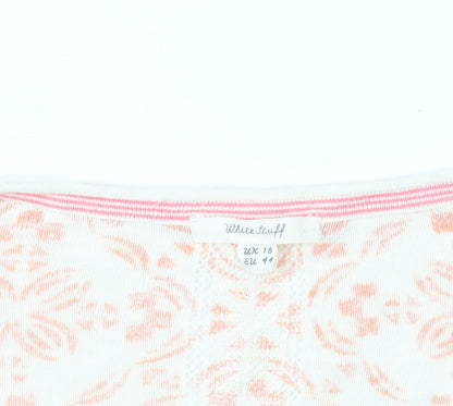 Womens UK Size 16 White Stuff Pink Pullover Jumper