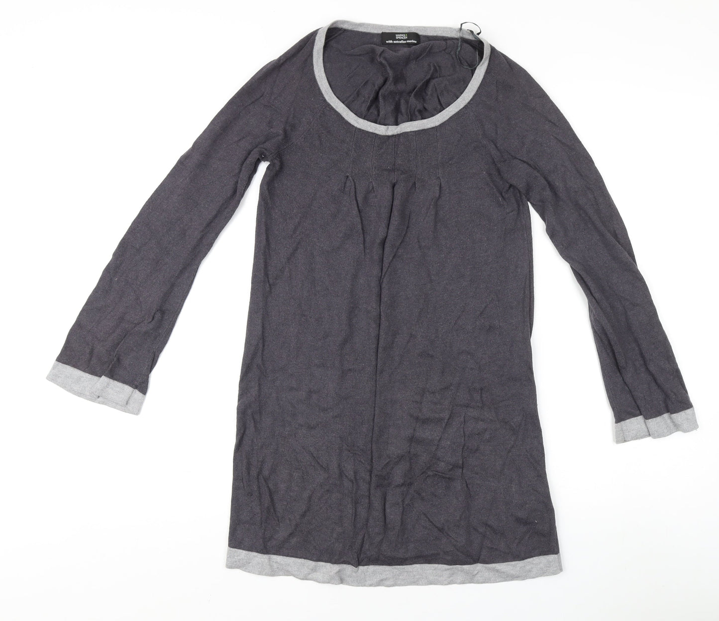 Womens UK Size 8 Marks and Spencer Grey  Jumper