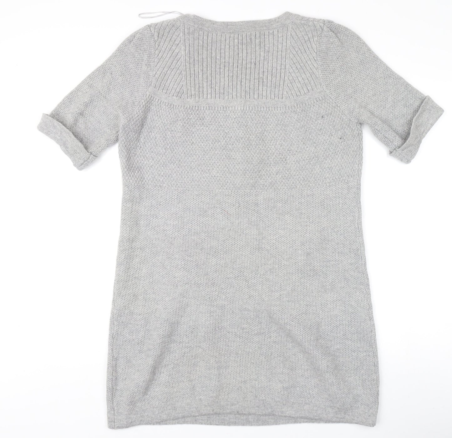 Womens UK Size 14 Marks and Spencer Grey Henley Jumper