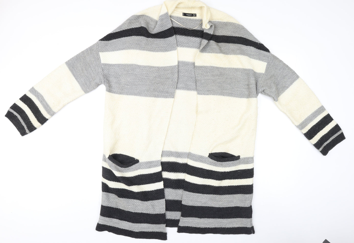Womens UK Size One Size Mango Multicoloured Cardigan Jumper