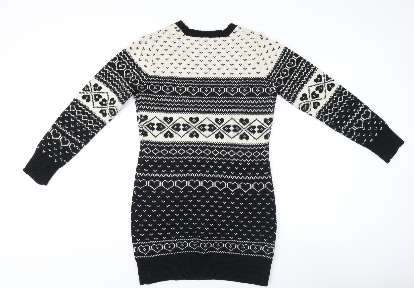 Womens UK Size 12 New Look Black Pullover Jumper