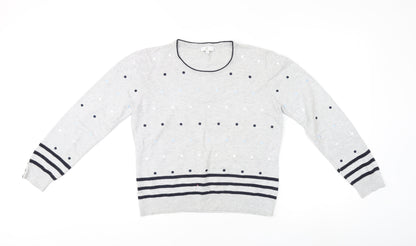 Womens UK Size M CC Grey Pullover Jumper