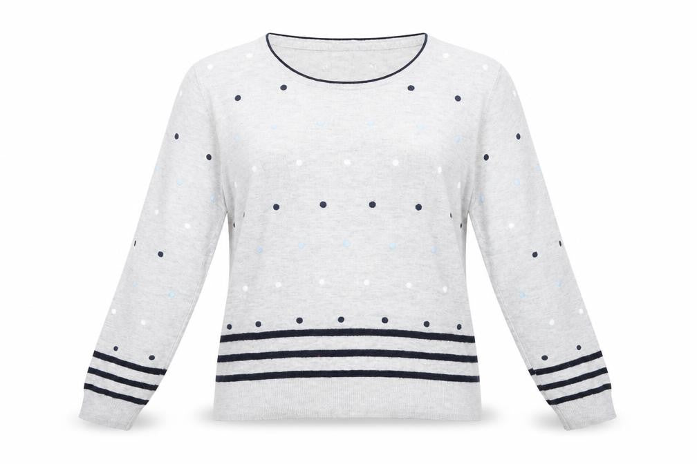 Womens UK Size M CC Grey Pullover Jumper