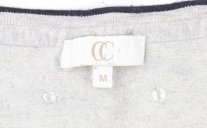 Womens UK Size M CC Grey Pullover Jumper