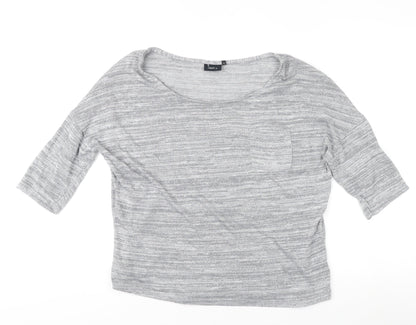 Womens UK Size 14 NEXT Grey Basic T-Shirt