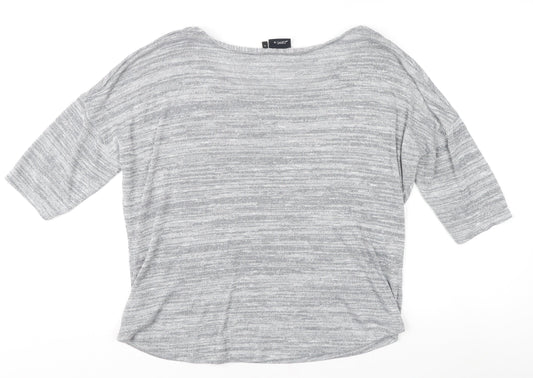Womens UK Size 14 NEXT Grey Basic T-Shirt