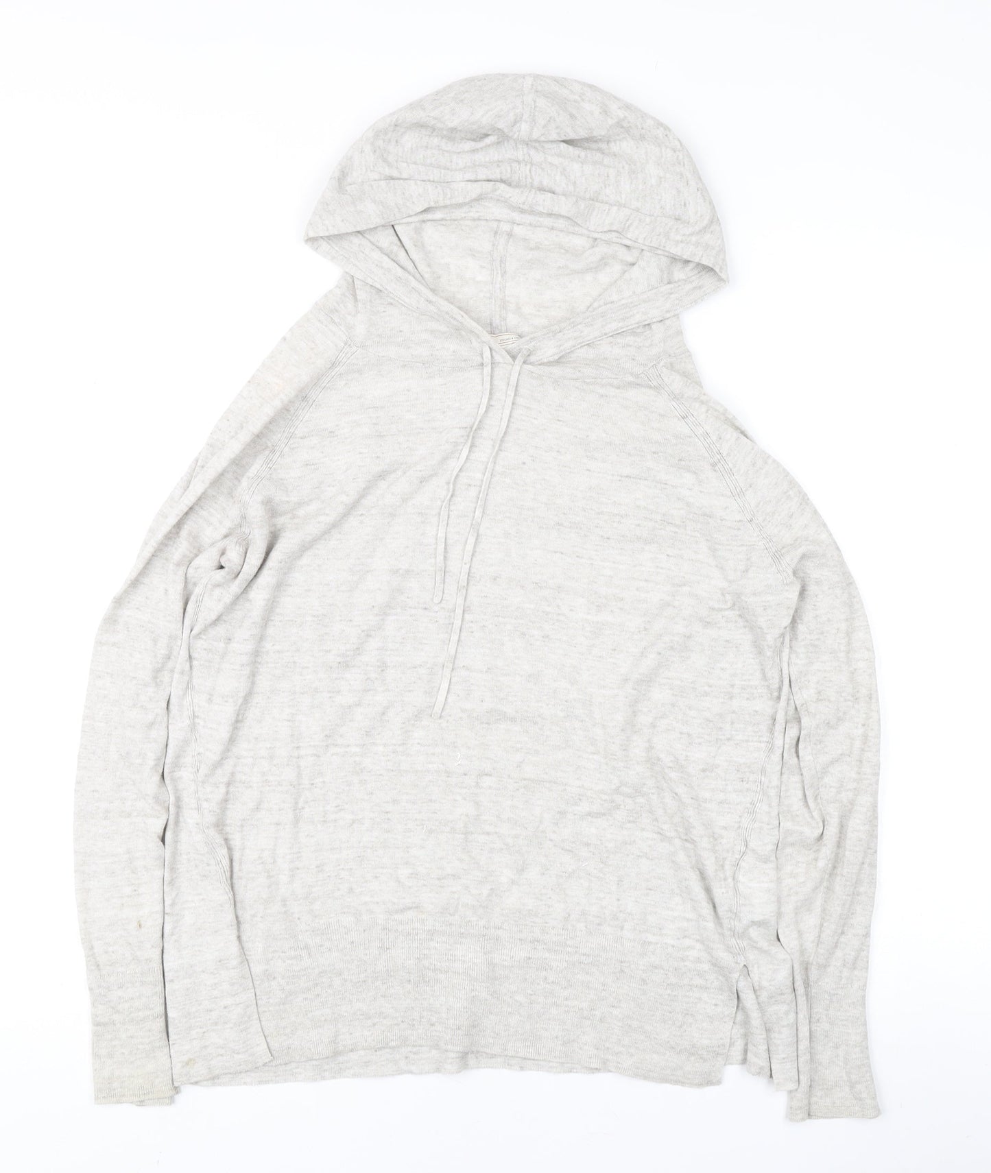 Gap Women's Grey Pullover Jumper with Hood, Size M