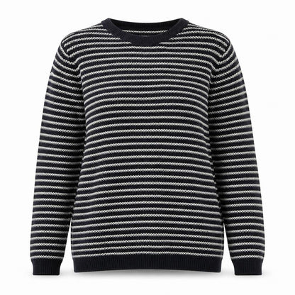 Next Women's Blue Striped Knit Jumper, Size M