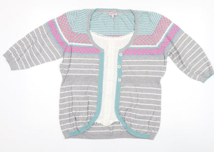 Marks and Spencer Women's Multicoloured Cardigan Size 18
