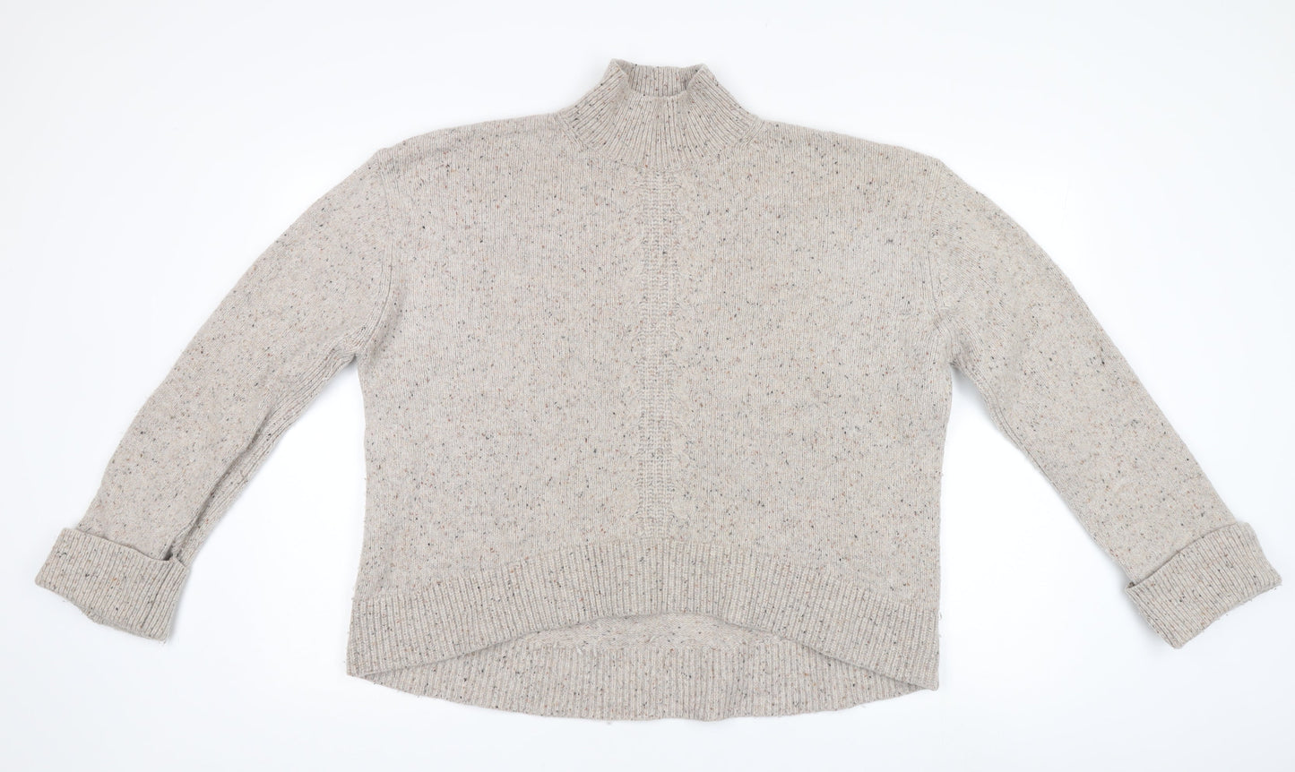 Womens UK Size 16 John Lewis & Partners Beige Pullover Jumper