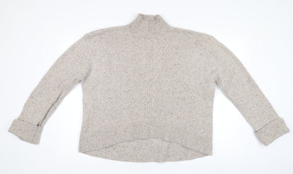 Womens UK Size 16 John Lewis & Partners Beige Pullover Jumper