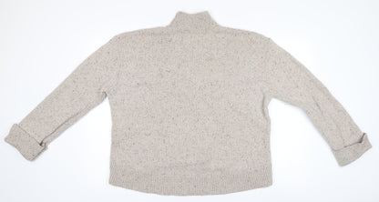 Womens UK Size 16 John Lewis & Partners Beige Pullover Jumper