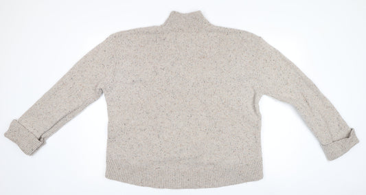 Womens UK Size 16 John Lewis & Partners Beige Pullover Jumper