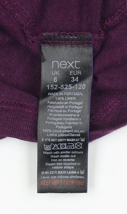 Womens UK Size 6 NEXT Purple Pullover Jumper