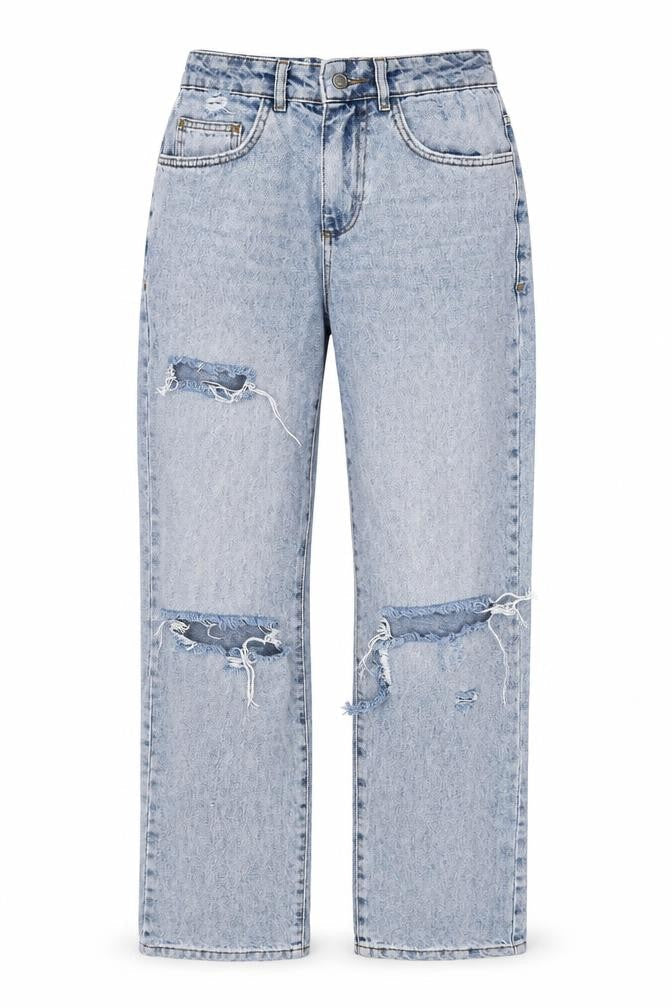 Womens UK Size 29 COLLUSION  Straight Blue Jeans