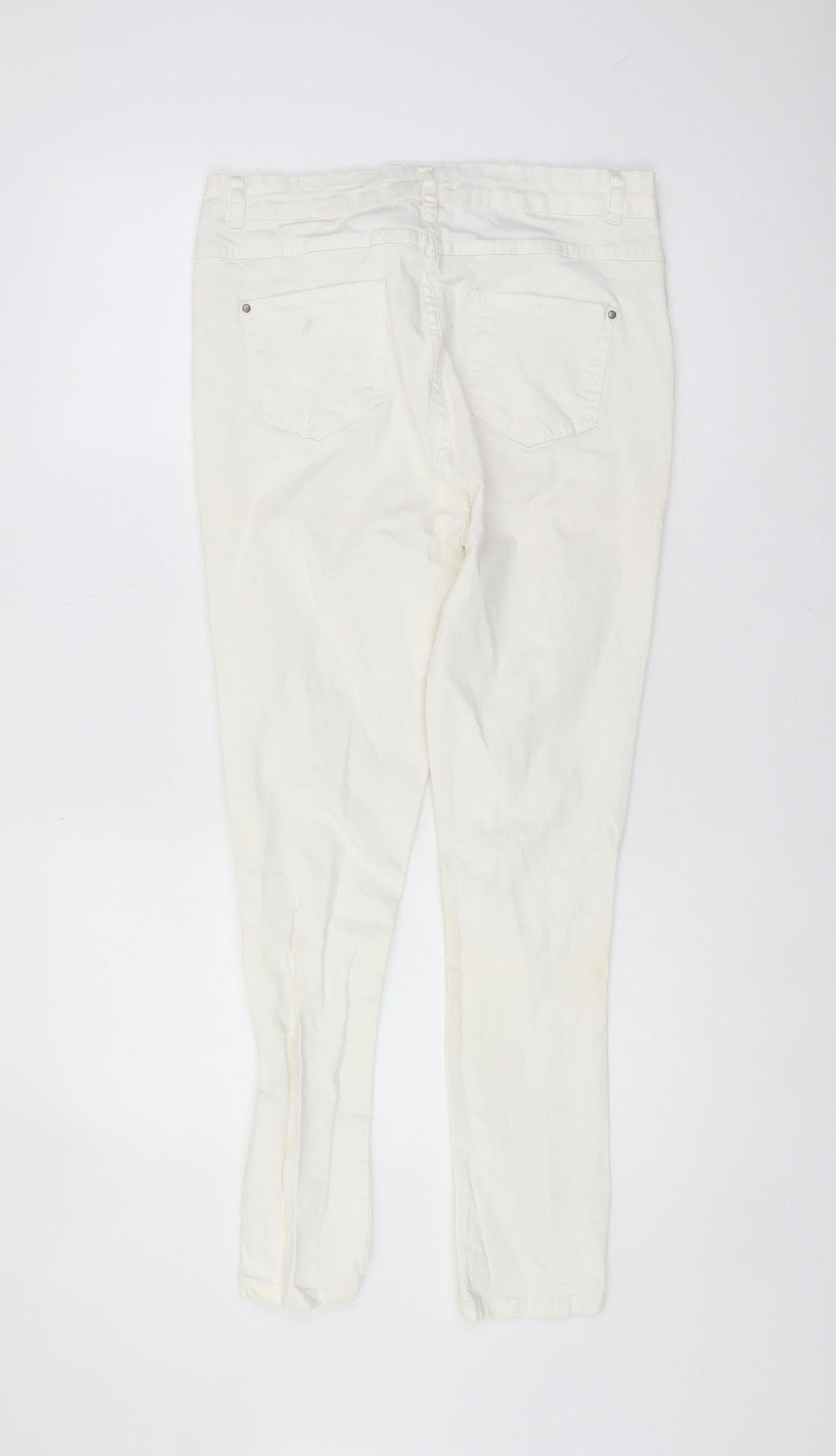 Select Women's White Skinny High Waist Jeans Size 16