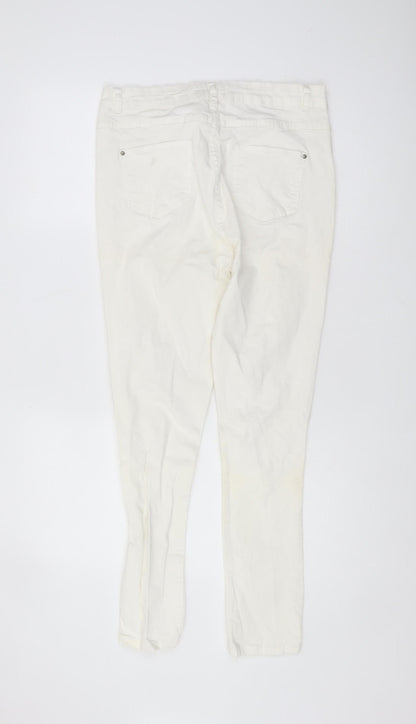 Select Women's White Skinny High Waist Jeans Size 16