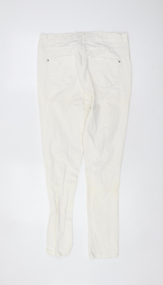 Select Women's White Skinny High Waist Jeans Size 16