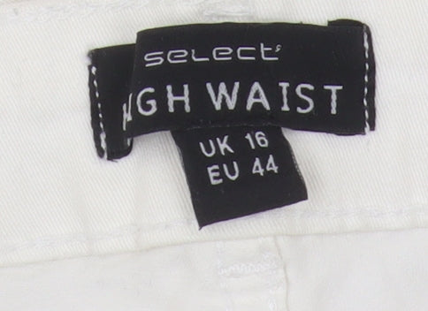 Select Women's White Skinny High Waist Jeans Size 16