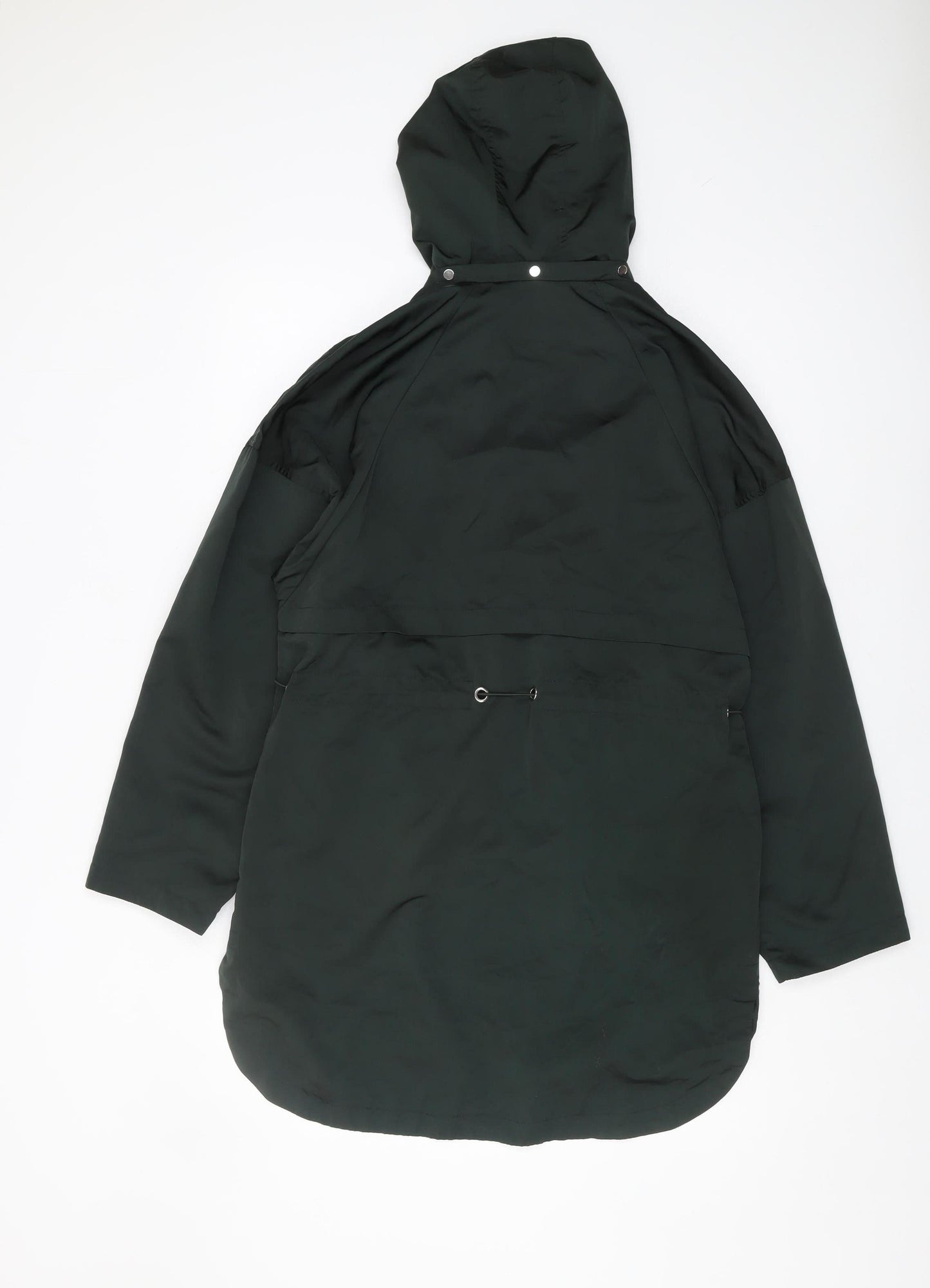 Womens UK Size XS Zara Black Parka Coat