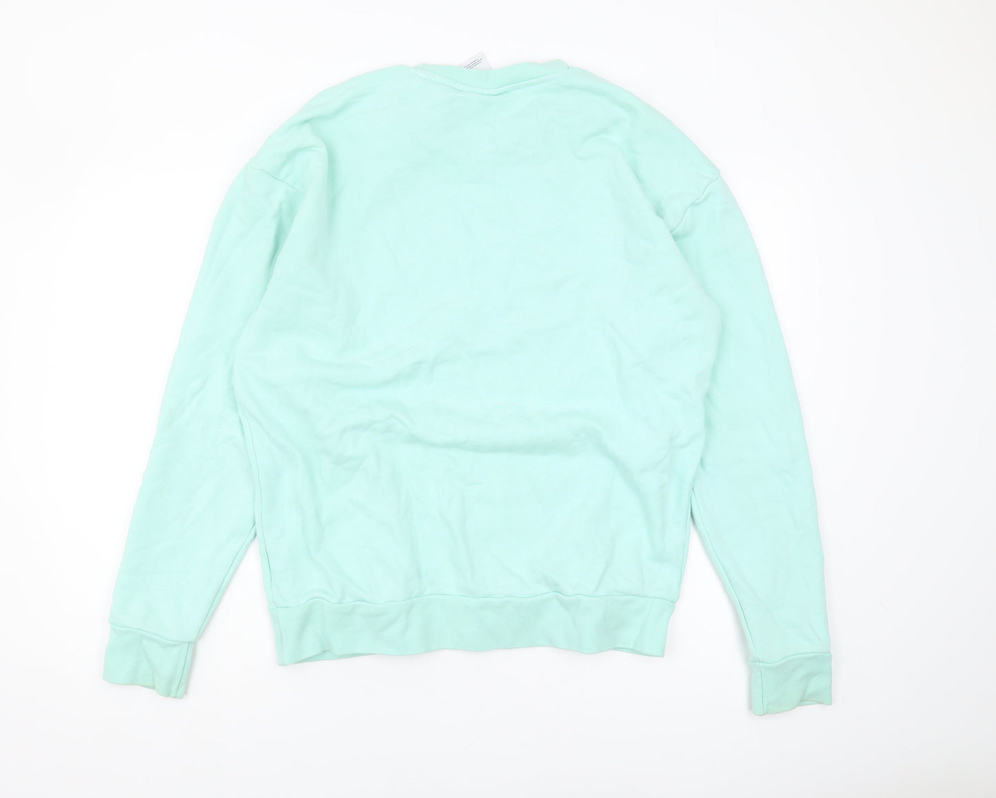 Mens UK Size M adidas Green Pullover Sweatshirt