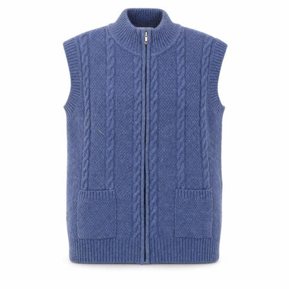 Womens UK Size M Honor Millburn Blue Vest Jumper