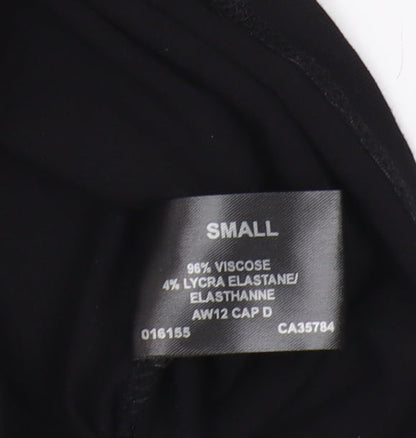 Precis Women's Black Pink 3/4 Sleeve Colourblock Top