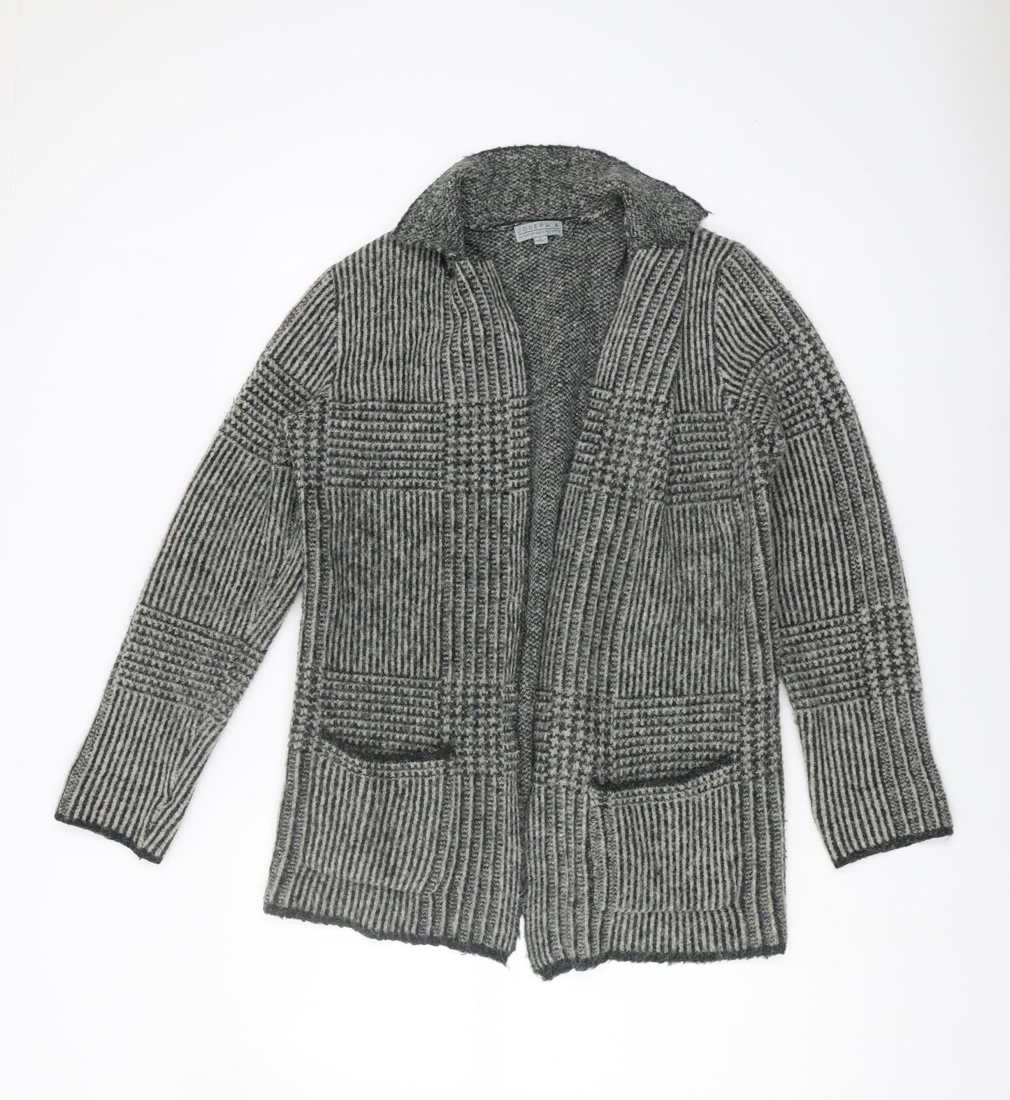 Womens UK Size S Joseph A Grey Cardigan Jumper
