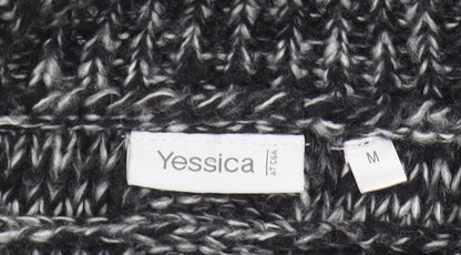 Womens UK Size M Yessica Black Cape Jumper