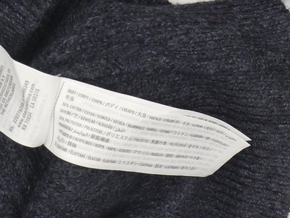 Hollister Men's Blue Pullover Jumper, Size L, Crew Neck