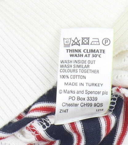 Womens UK Size 8 Marks and Spencer Multicoloured Pullover Jumper
