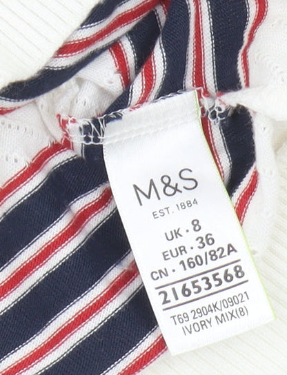 Womens UK Size 8 Marks and Spencer Multicoloured Pullover Jumper