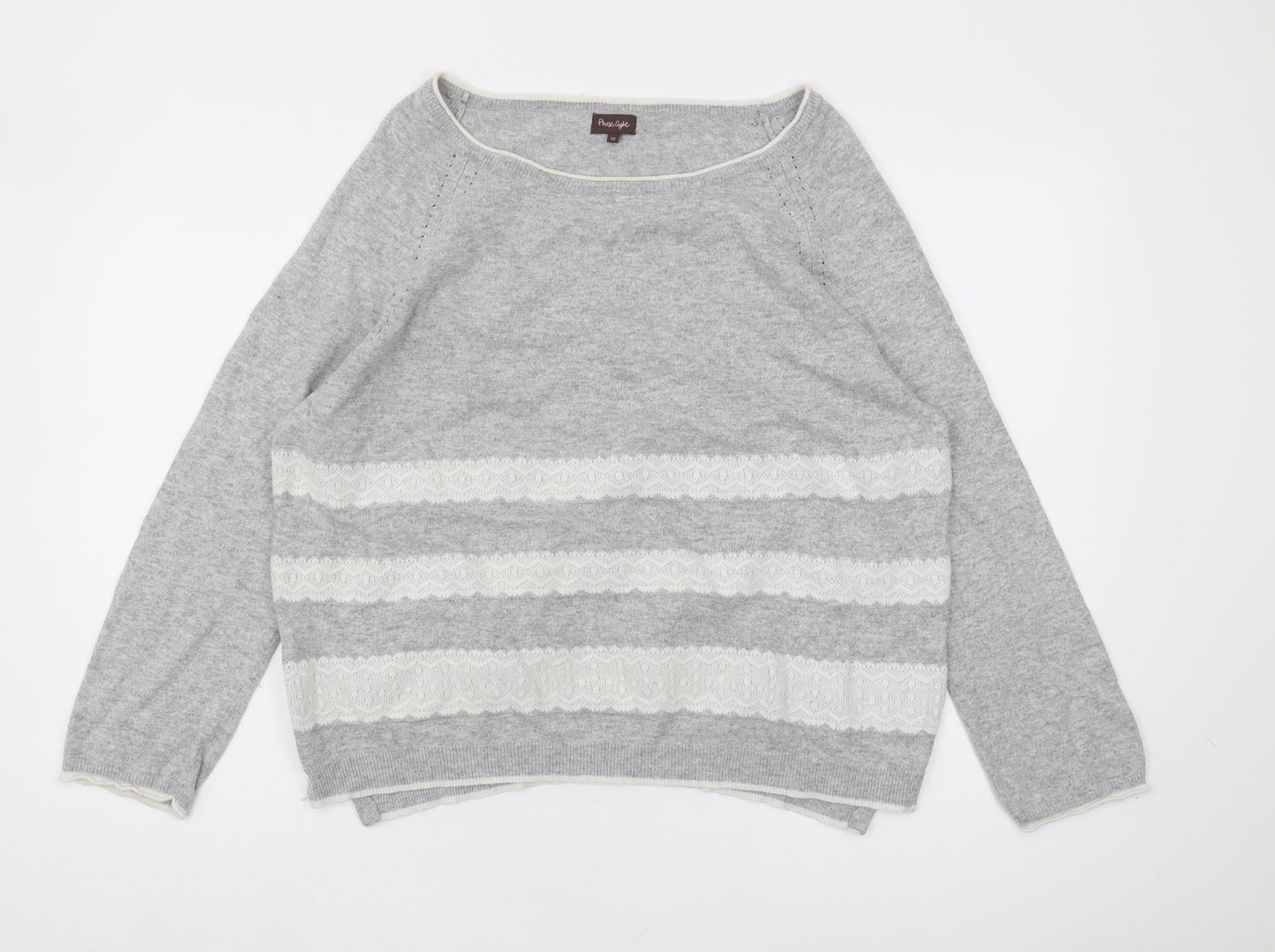 Womens UK Size 12 Phase Eight Grey  Jumper
