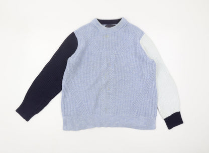 Womens UK Size M Marks and Spencer Blue Pullover Jumper