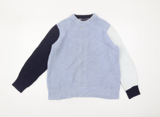 Womens UK Size M Marks and Spencer Blue Pullover Jumper