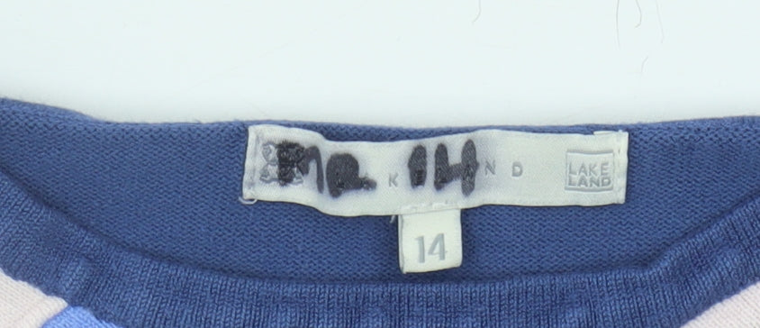 Womens UK Size 14 Lakeland Blue  Jumper